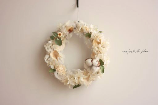 comfortable place Christmas Wreath 2011作品③_b0119063_2237222.jpg