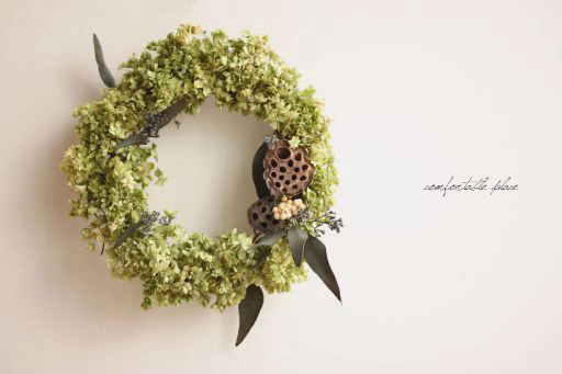 comfortable place Christmas Wreath 2011作品③_b0119063_2237674.jpg