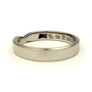 MARRIAGE RING ~ribbon & motorcycle~ 後篇_e0131432_1116175.jpg