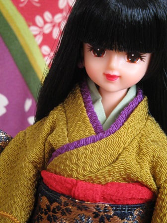 ジェニー 黒髪 日本人 着物 ヘアーロング 美品 着物ジェニー人形 : Der Liebling ～蚤の市フリークの雑貨手帳～