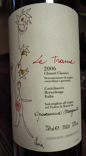 Chianti Classico Le Trame 2006　/ Podere Le Boncie _c0221773_2037232.jpg