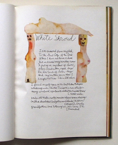 フランチェスコ・クレメンテの挿絵本「The White Shroud」（1983）_a0155815_18512541.jpg