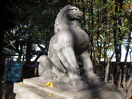 西日暮里　諏方神社の狛犬_d0065324_21195070.jpg