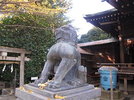 西日暮里　諏方神社の狛犬_d0065324_21202822.jpg