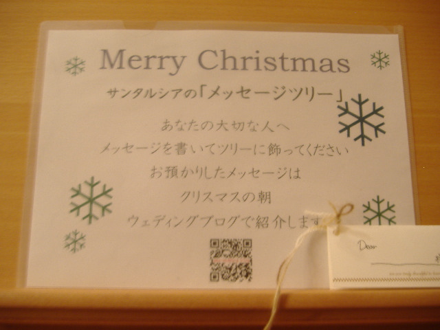 もうすぐクリスマス☆_e0120789_16121760.jpg