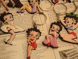 ベティ ブープ (Betty Boop) キーホルダー☆_f0197946_19143413.jpg