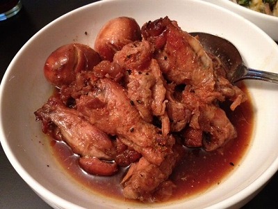 Slow cooker スロークッカー (crockpot) - 鶏手羽元を煮てみました。_b0234708_14204113.jpg