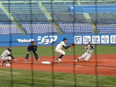 芝浦工大（３部最下位）対一橋大（４部優勝）　１１月１５日　東都大学野球入替戦_b0166128_952504.jpg