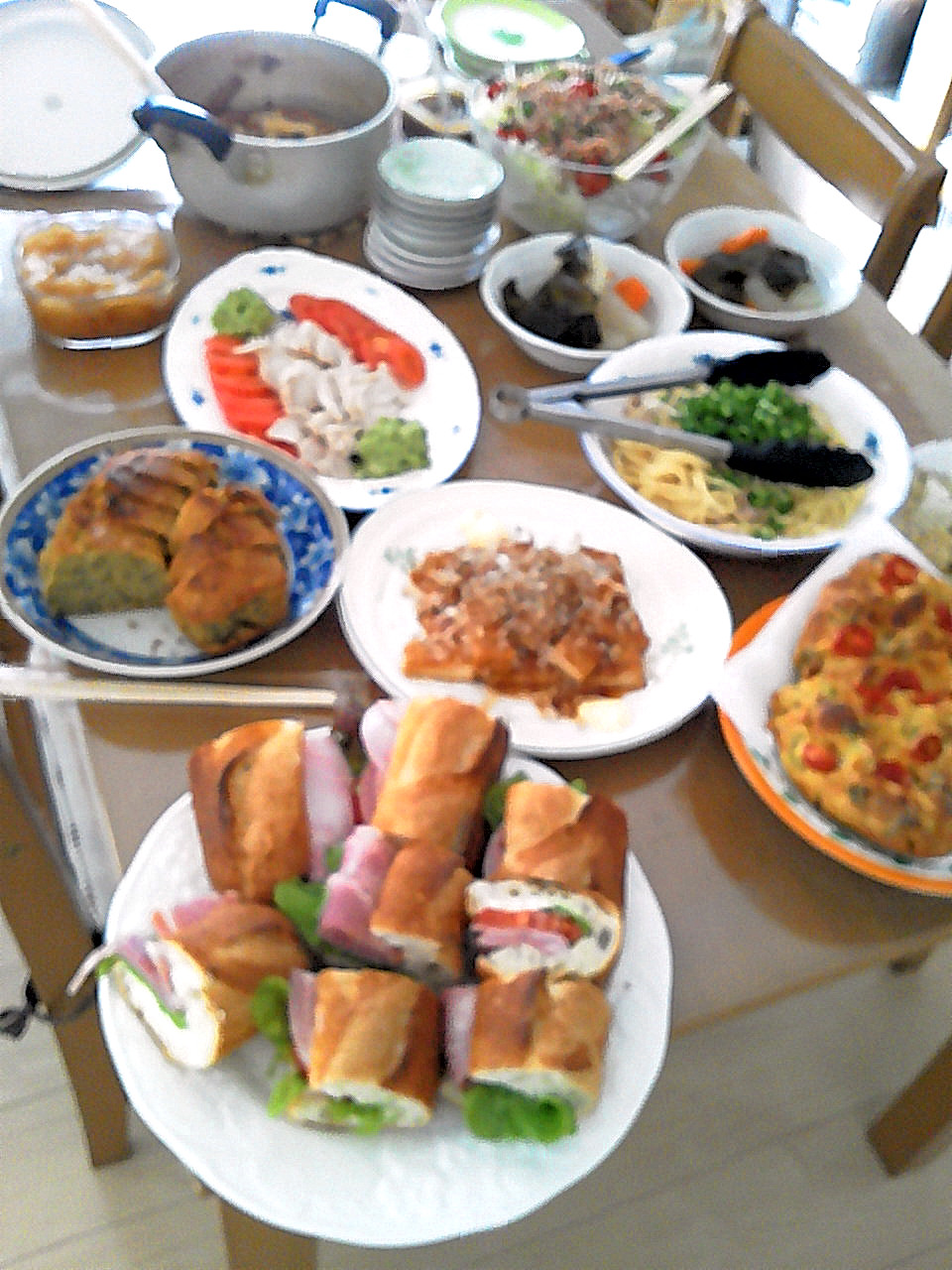 ホウレン草と豚のお弁当_b0171098_8222436.jpg