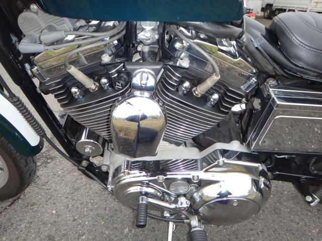 FOR SALE! 2001 XL1200S Green / white stripe _c0133351_0373214.jpg