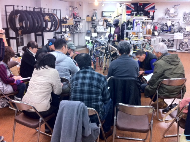 折り畳み自転車メンテナンス講習会