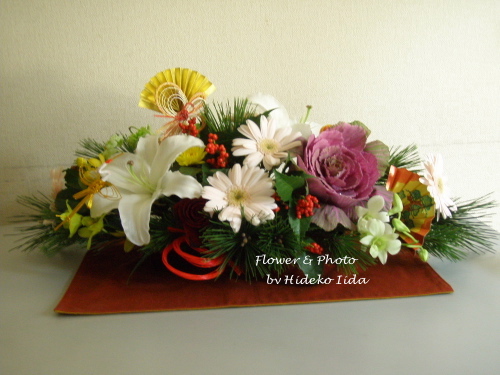 お正月アレンジ Flower Id Design お正月アレンジ Flower Id Design