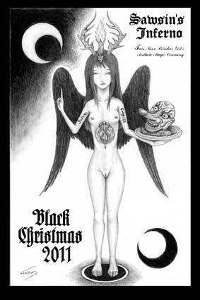 Black Christmas 2011ポストカードセット_a0093332_10361486.jpg