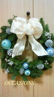 Christmas wreath 作品 その1_e0158355_102117.jpg