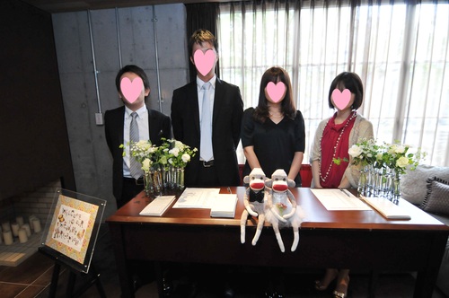 Wedding 6 披露宴受付 え ぃ何でも書いてしまえ