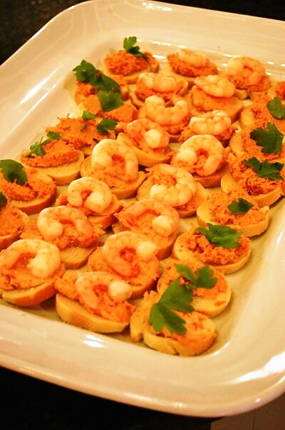 ヘルシーな野菜のカナッペ3種とクリスマス会☆_d0104926_7374210.jpg
