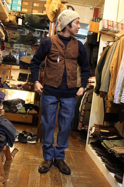 【POST OVERALLS】#1501R No1 Vest-RT2×GUERNSEY_b0102140_1951433.jpg