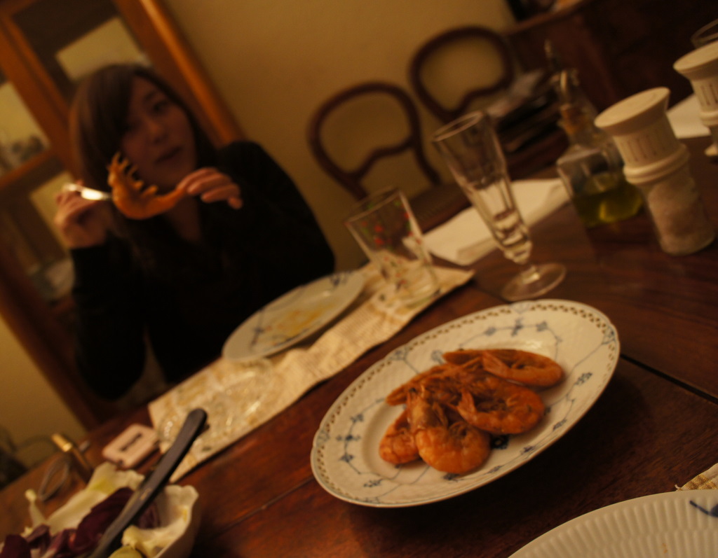 Nとの初日晩御飯。_c0180686_190437.jpg
