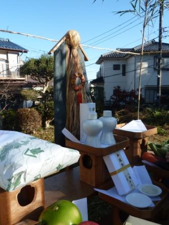 晴天の中の地鎮祭☆_c0152341_11494620.jpg