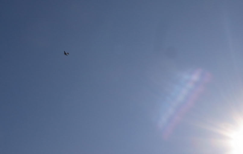 ほぼ貸し切りな広場 モグラとユンカース F.13_d0067943_18324620.jpg