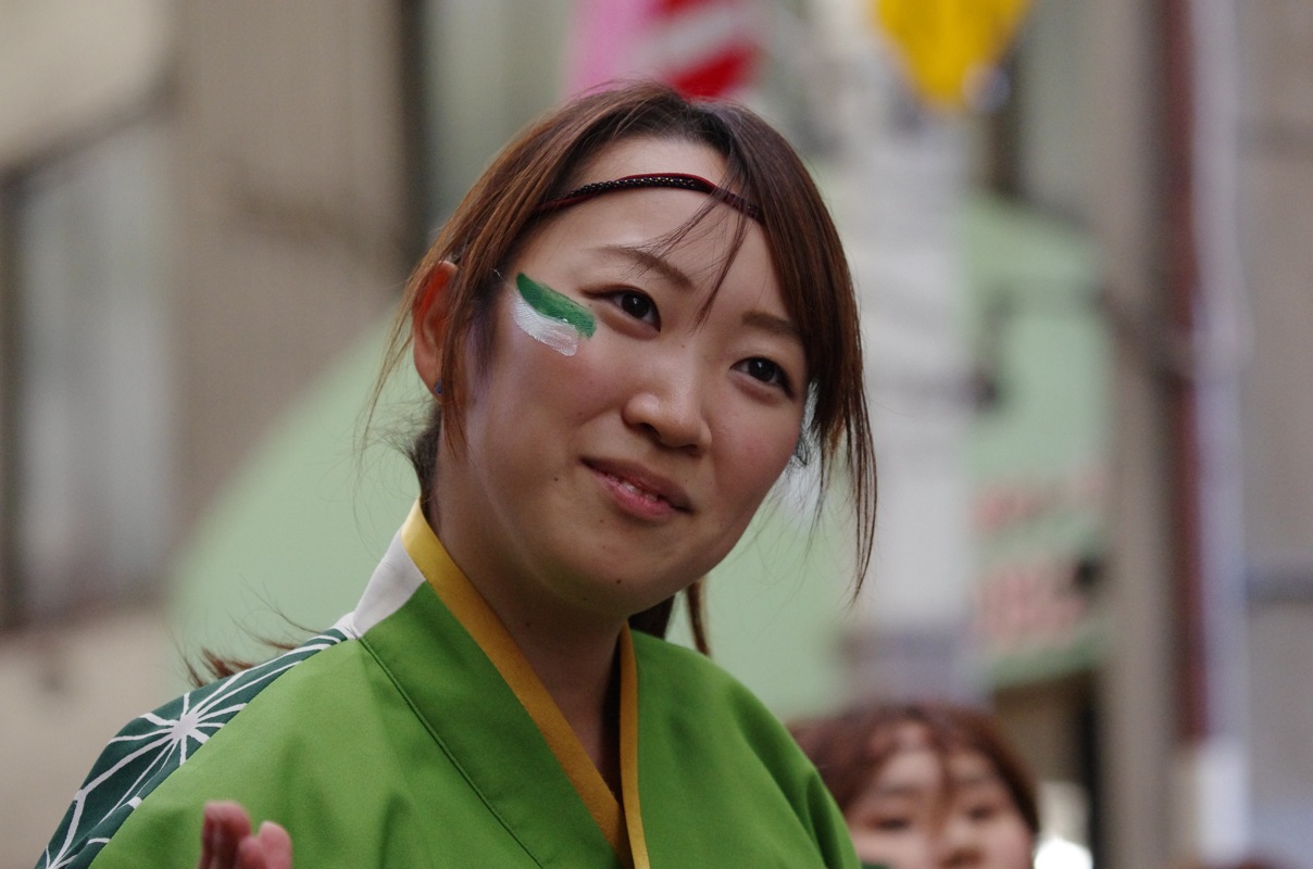 龍馬よさこい２０１１一日目京都三条会商店街会場その２（早稲田大学　踊り侍その２）_a0009554_1905558.jpg