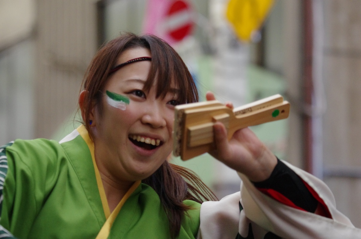 龍馬よさこい２０１１一日目京都三条会商店街会場その２（早稲田大学　踊り侍その２）_a0009554_1982850.jpg