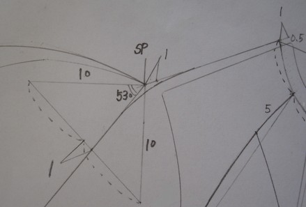 文化服装学院通信教育 7 コートのデザイン画と作図1 4縮寸 つくること 文化服装学院通信教育 7 コートのデザイン画と作図1 4縮寸 つくること