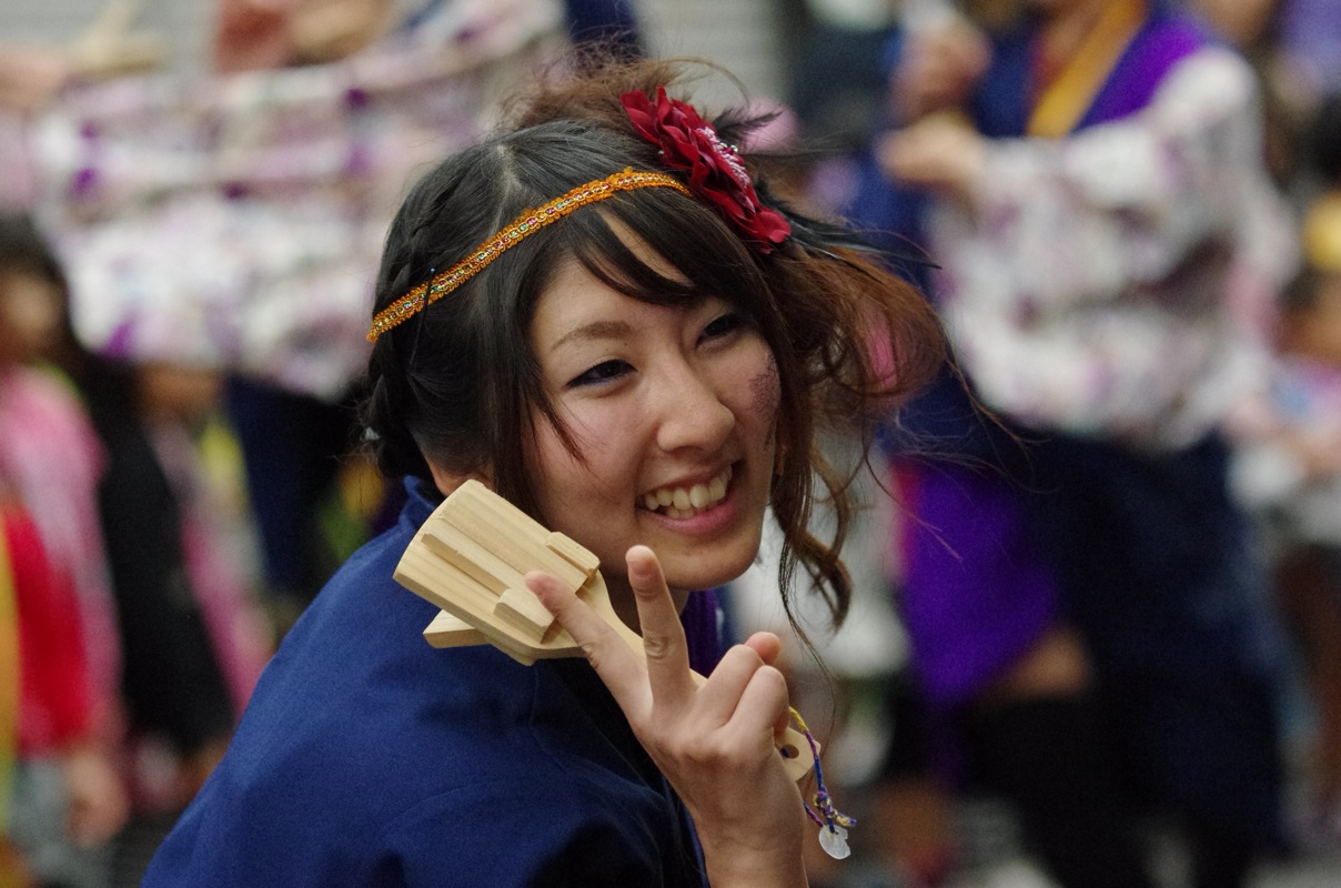 龍馬よさこい２０１１一日目京都三条会商店街会場その４（有閑踊り子一座　飛舞人）_a0009554_18325317.jpg