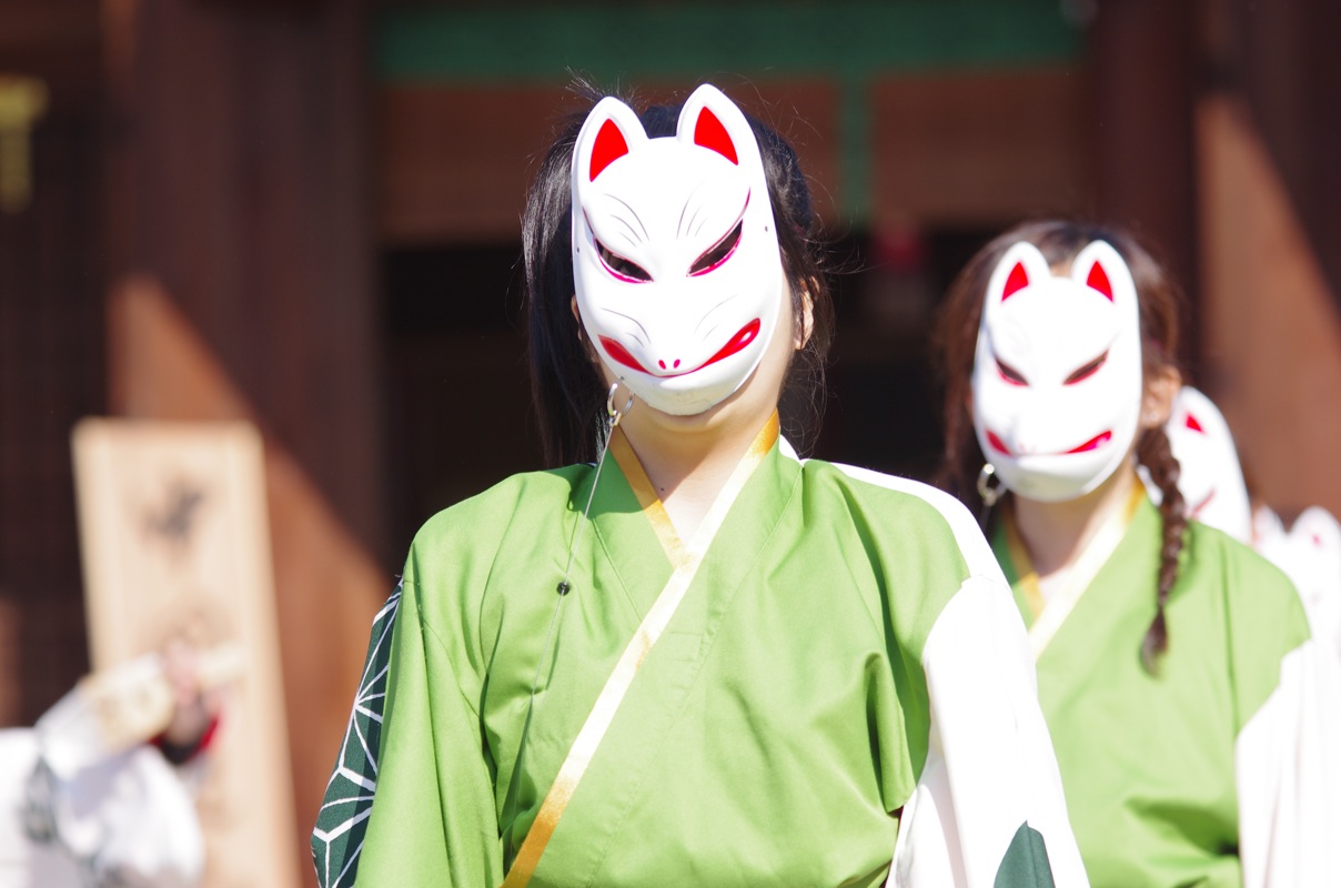 龍馬よさこい２０１１二日目京都霊山護国神社会場その８（早稲田大学　踊り侍）_a0009554_2015681.jpg