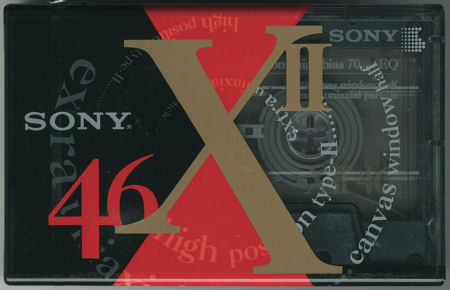 SONY X-Ⅱ : カセットテープ収蔵品展示館