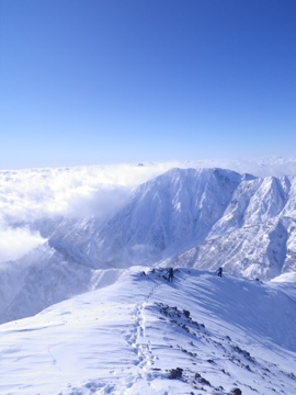 登山23/2011（槍ヶ岳）冬合宿_c0015132_15335686.jpg