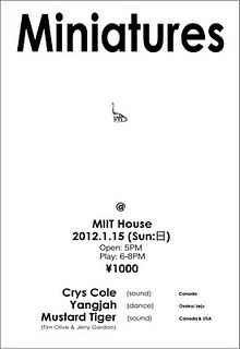 2012/01/15 Miniature@MIIT House, 大阪 Osaka_c0211549_2315793.jpg