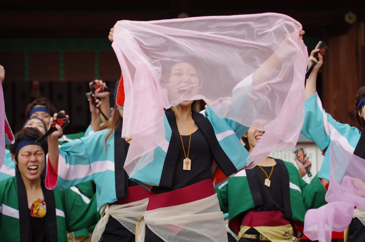 龍馬よさこい２０１１二日目京都霊山護国神社会場その３６（大阪私立大学チーム　朱蘭）_a0009554_23271478.jpg