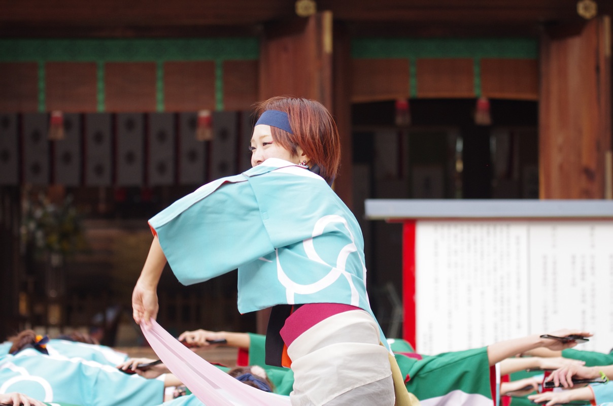 龍馬よさこい２０１１二日目京都霊山護国神社会場その３６（大阪私立大学チーム　朱蘭）_a0009554_23274921.jpg