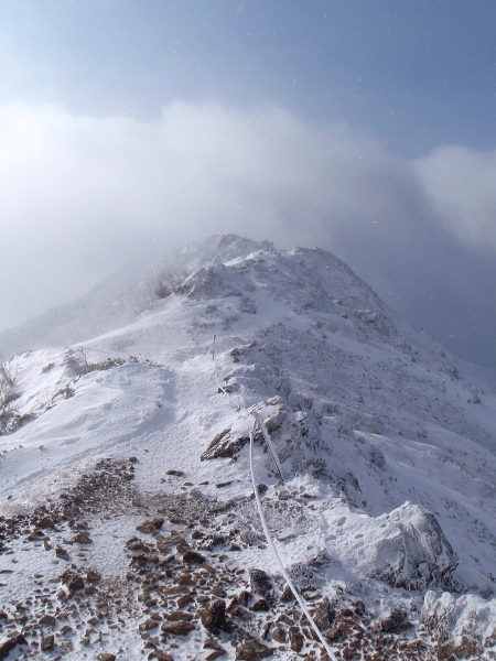 お正月登山　南八ヶ岳縦走－横岳へ_c0177814_22411240.jpg