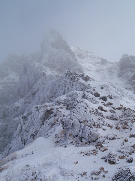 お正月登山　南八ヶ岳縦走－横岳へ_c0177814_22461028.jpg