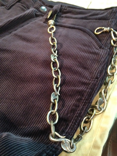 全国送料無料ギフト BLACK SIGN SOLID BRASS WALLET CHAINS : FEEBLES 小物