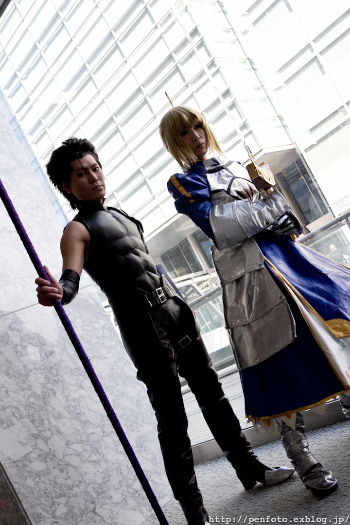 となりでコスプレ博 in TFT 11-12-31 その２-Fate/Zero [セイバー＆ランサー]-_b0203676_2347468.jpg