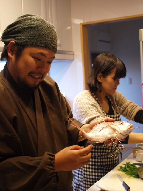 お食い初めをしましょう！２　～鯛を焼こう！～_b0135432_792034.jpg