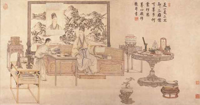 清朝の乾隆帝の時代に作られた、エナメルと金象嵌を施した大きな玉器 清朝の乾隆帝の時代に作られた、エナメルと金象嵌を施