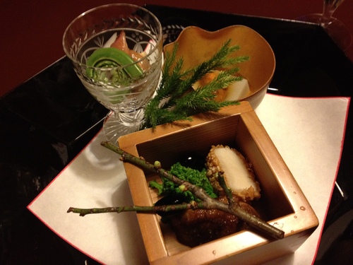 東京出張 3日目 豆腐屋 うかい と とんかつ1100円_a0194908_1439519.jpg