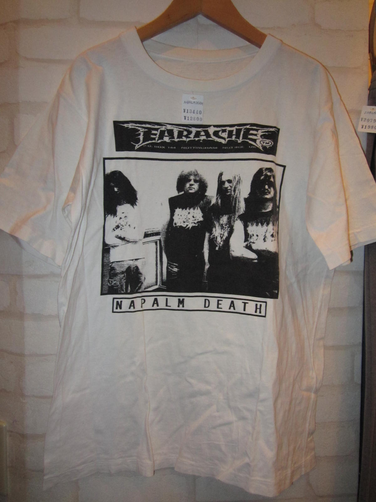 NAPALM DEATH (ナパーム・デス)　フォトTシャツ　80年代_f0181819_1817589.jpg