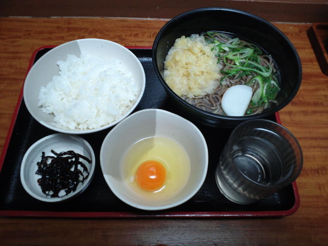 京橋駅ホームで朝ごはん　麺屋＠京橋_f0051283_16494946.jpg