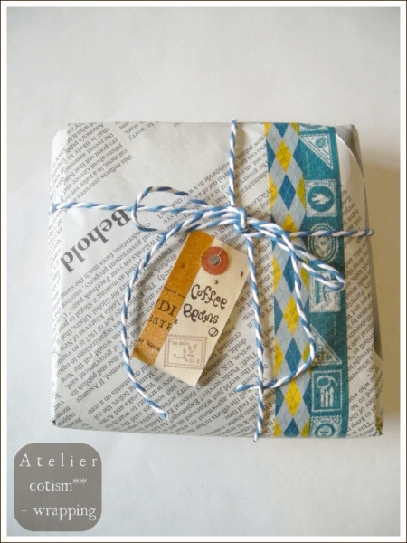 wrapping ** コーヒー豆(2袋) **_b0155684_17492862.jpg