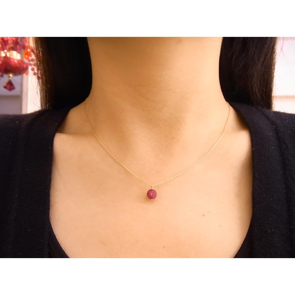 Yummi K18 Ruby ネックレス 東京 表参道 アームブランシュ ジュエリーブログ Yummi K18 Ruby ネックレス 東京 表参道 アームブランシュ ジュエリーブログ