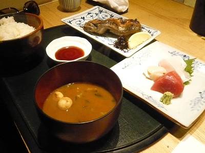 初めての欲ばり定食、そして再びの銀むつ漬け焼き。［食彩 かどた］_a0029277_199945.jpg