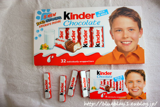 Kinder Chocolateとスーパーのおやつ_c0069026_22153029.jpg