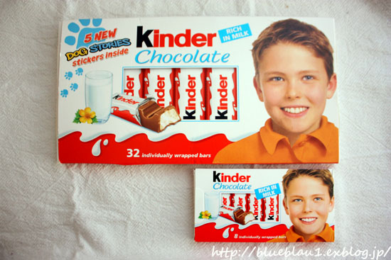 Kinder Chocolateとスーパーのおやつ_c0069026_2215620.jpg