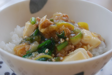 ねぎ鶏丼_c0124528_1031071.jpg