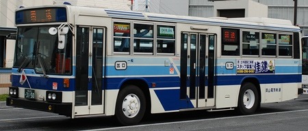 岡山電気軌道の三菱MP+西工58MC 3題 : 資料館の書庫から 岡山電気軌道の三菱MP+西工58MC 3題 : 資料館の書庫から